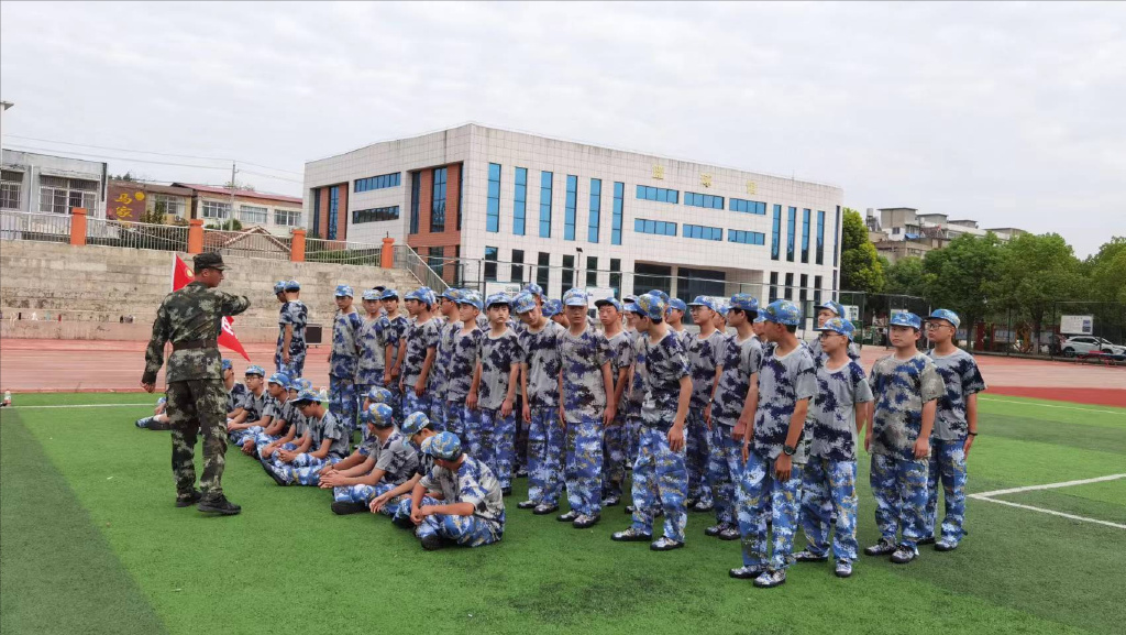 军训第一天,让我们一起看看阜南一中中岗中学学子的风采吧|中岗|阜南