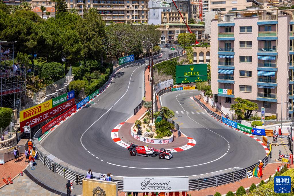 当日,2022赛季f1世界锦标赛摩纳哥大奖赛排位赛在蒙特卡洛赛道举行.