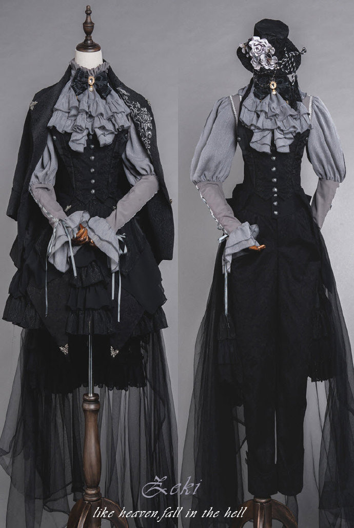 哥特风服饰绘制参考