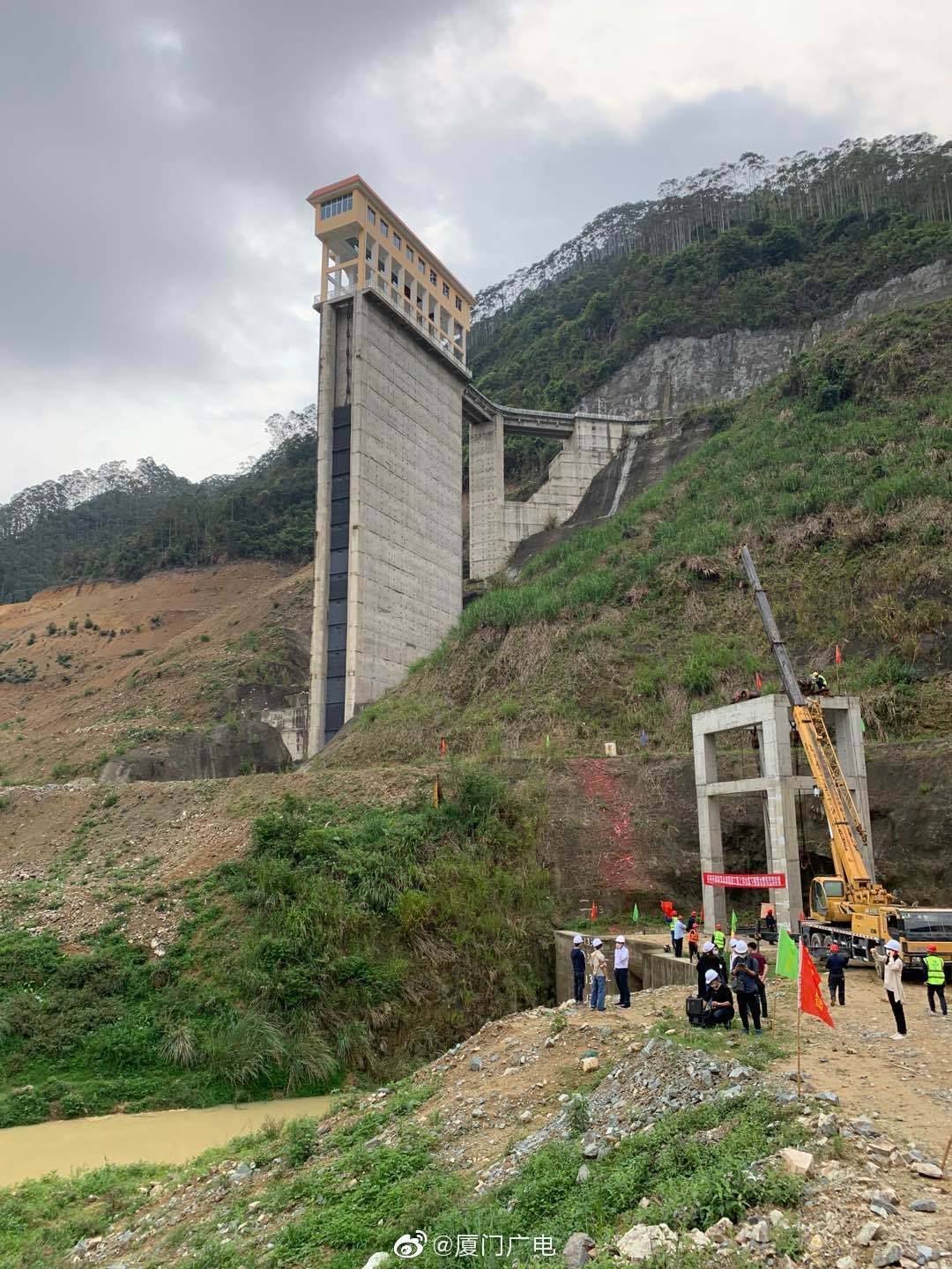 长泰枋洋水利枢纽工程上存大坝正式下闸 厦门市"两江四库"供水格局