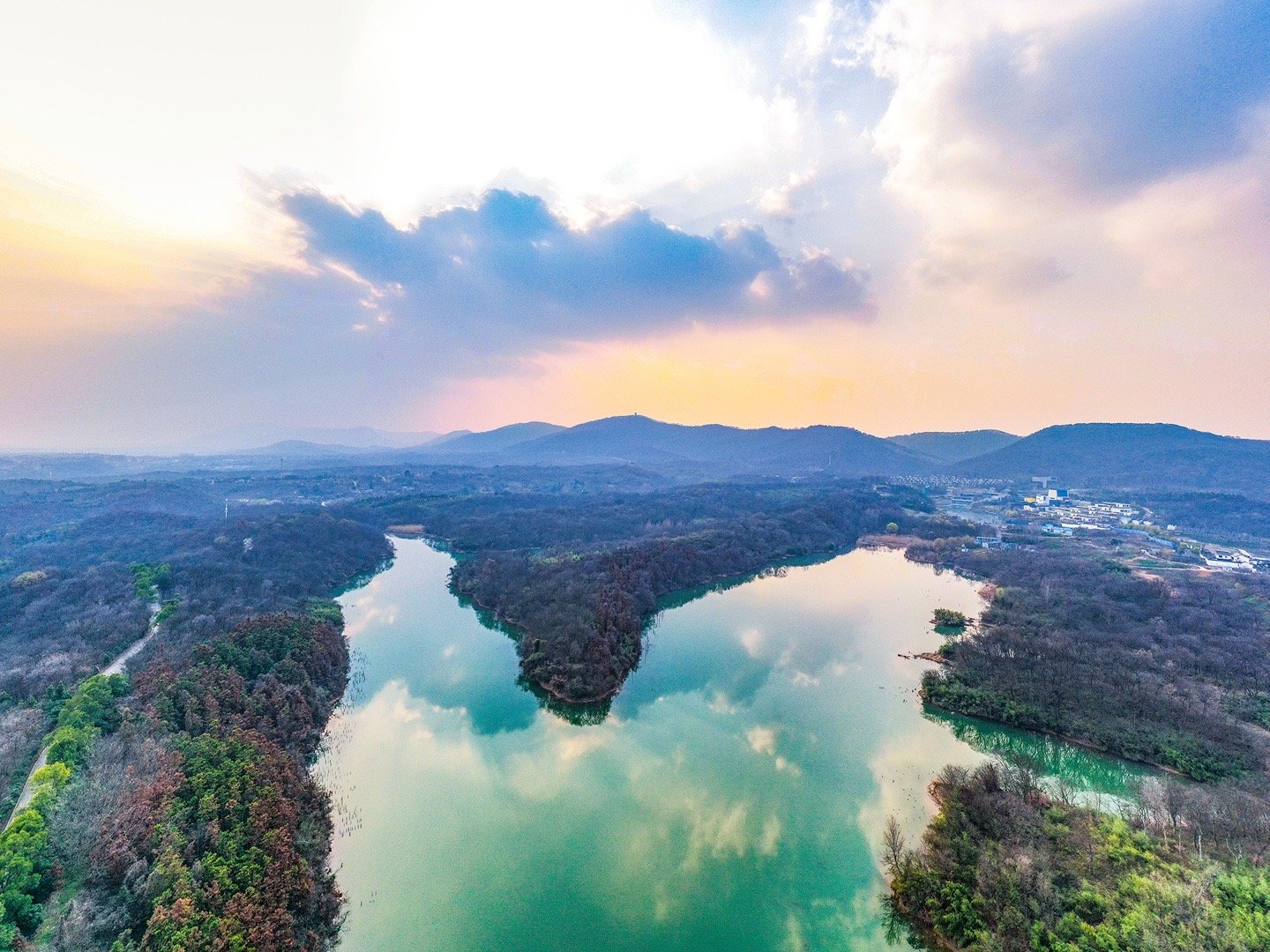 江北新区老山佛手湖 @新浪江苏旅游 @江苏微旅游 @南京发布