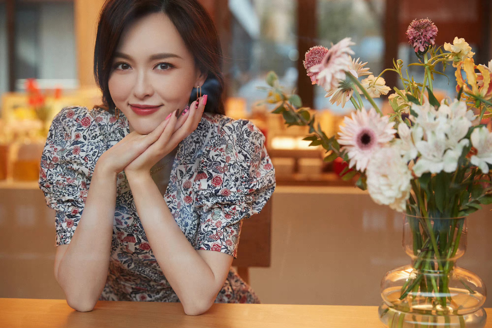 唐嫣最近是不是健身了p5身材线条好突出