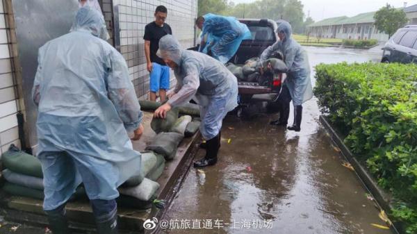 受台风“烟花”影响 今日上海杭州两地机场航班全部取消休闲区蓝鸢梦想 - Www.slyday.coM