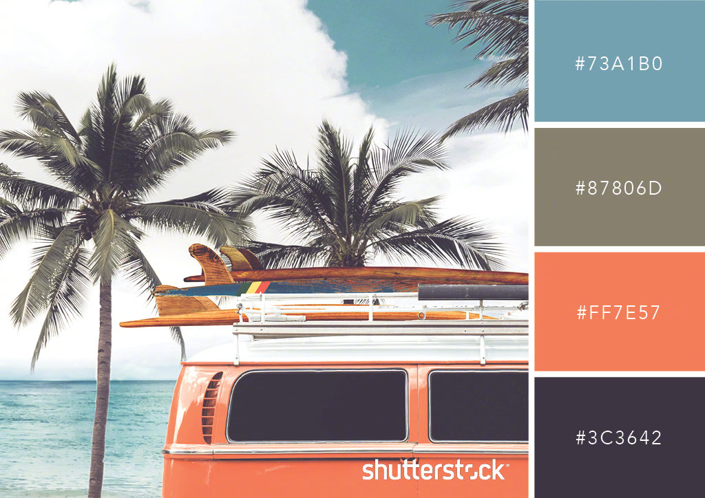 浓烈的复古色卡