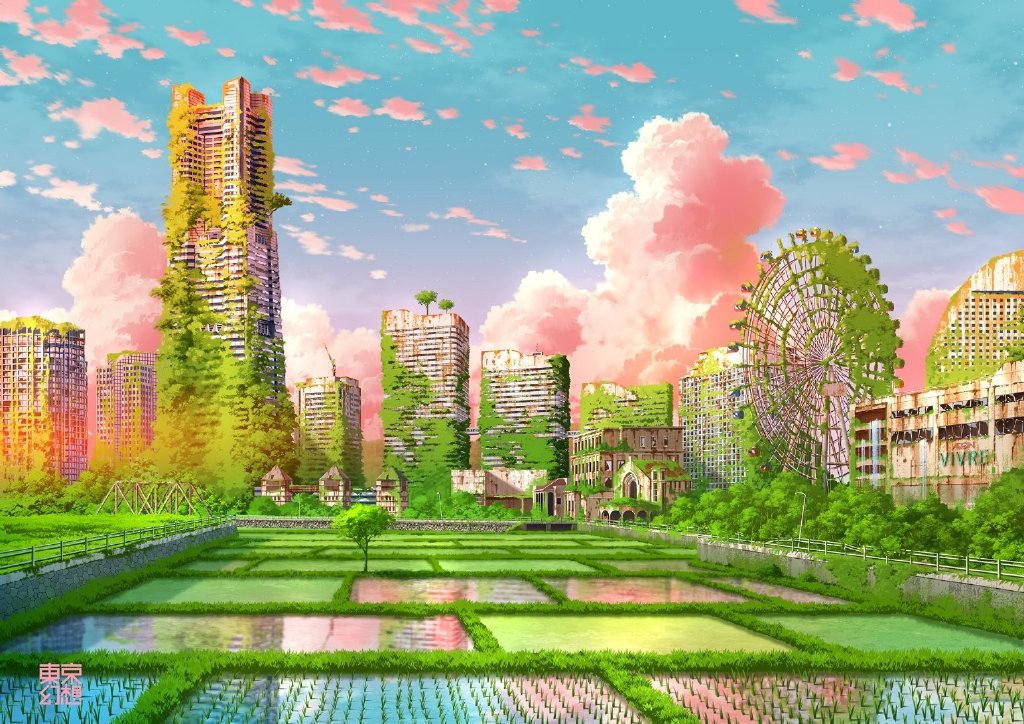描绘废墟东京的 东京幻想作品集 描绘废墟东京的 东京幻想作品集