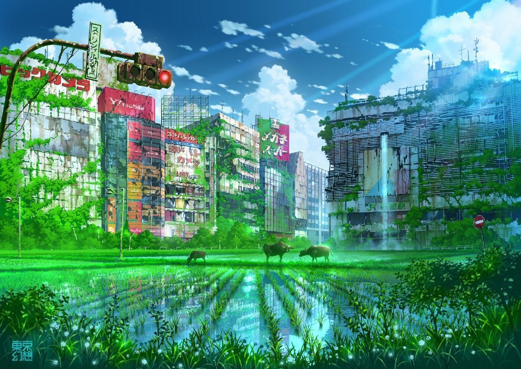 描绘废墟东京的 东京幻想作品集