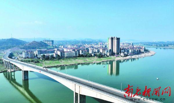 依托李渡嘉陵江大桥李渡镇立足老城跨江东进