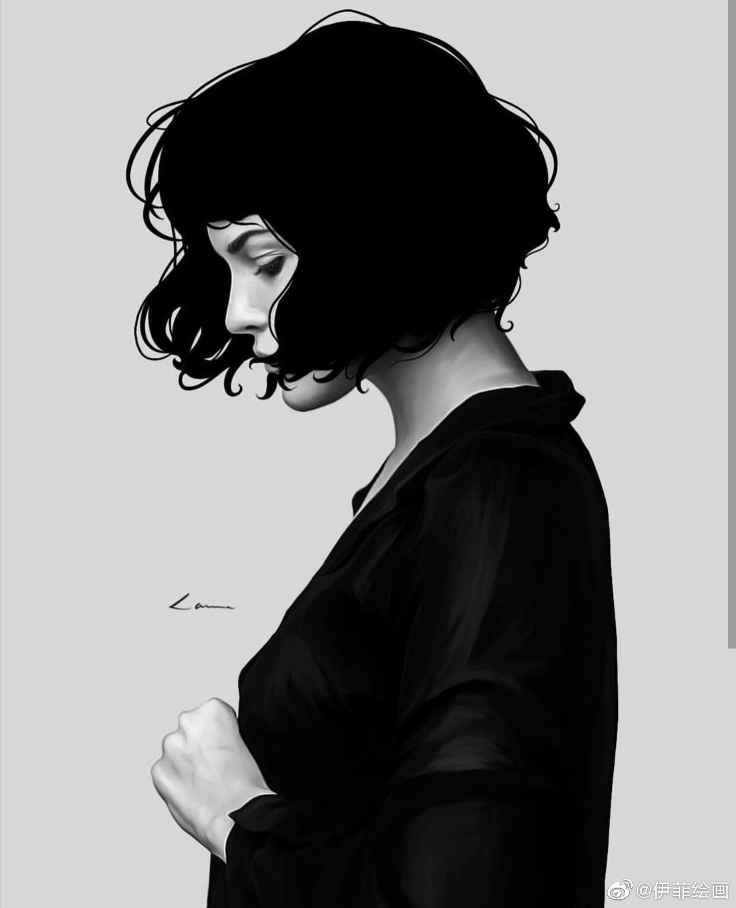 板绘插画作品欣赏作者:la__ aura