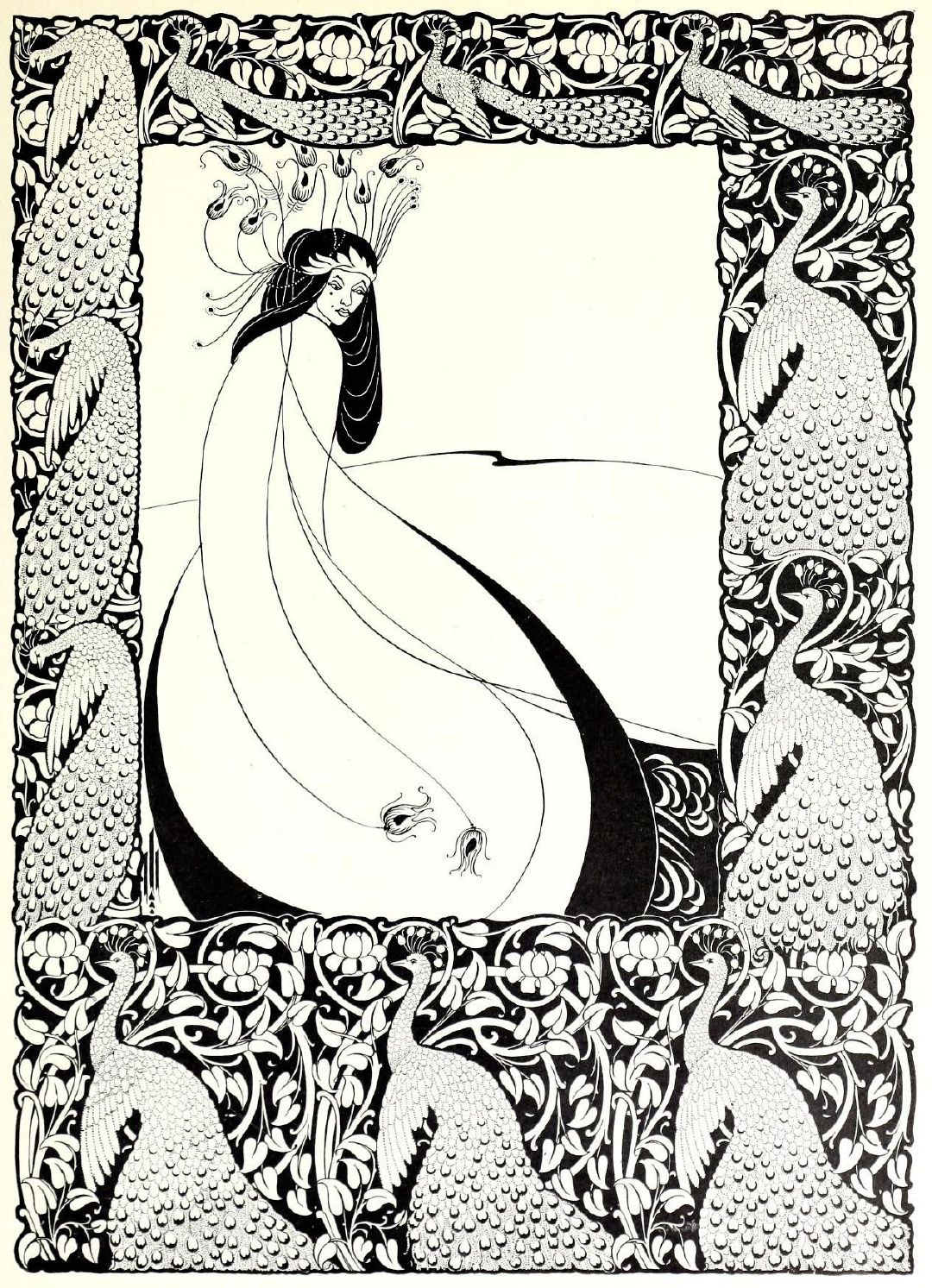 🎨怪诞的魅力奥伯利·比亚兹莱 Aubrey Beardsley 是十九世纪末