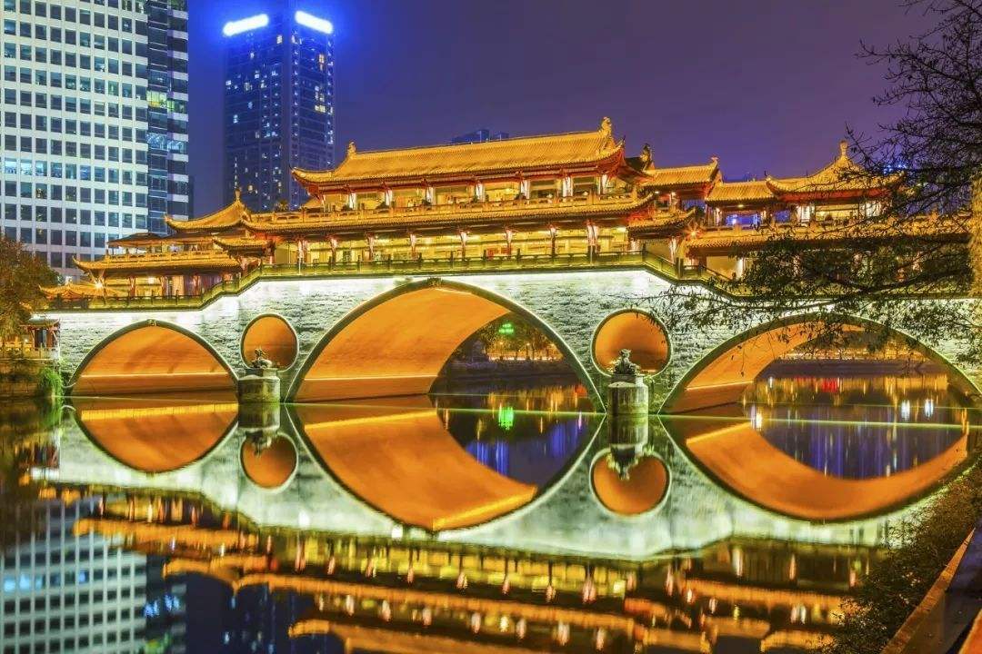一组成都的标志性建筑