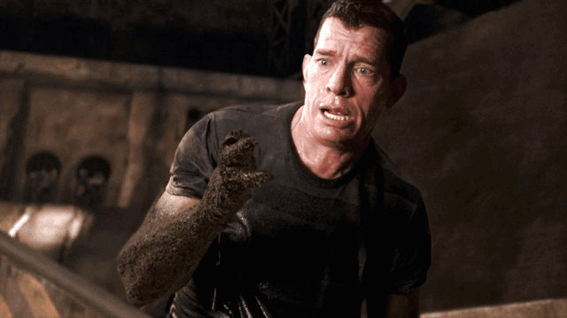 蜘蛛侠3拍摄到的沙人镜头非正片采纳版被蜘蛛侠英雄无归