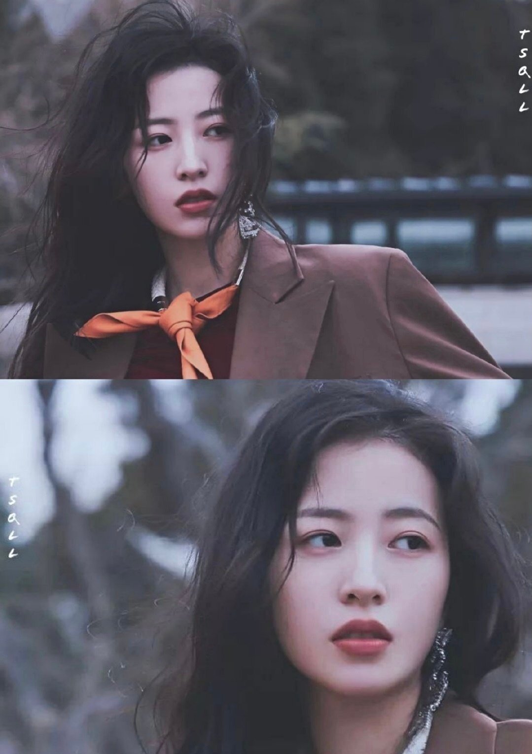 周雨彤长发周姐妥妥的港风美人