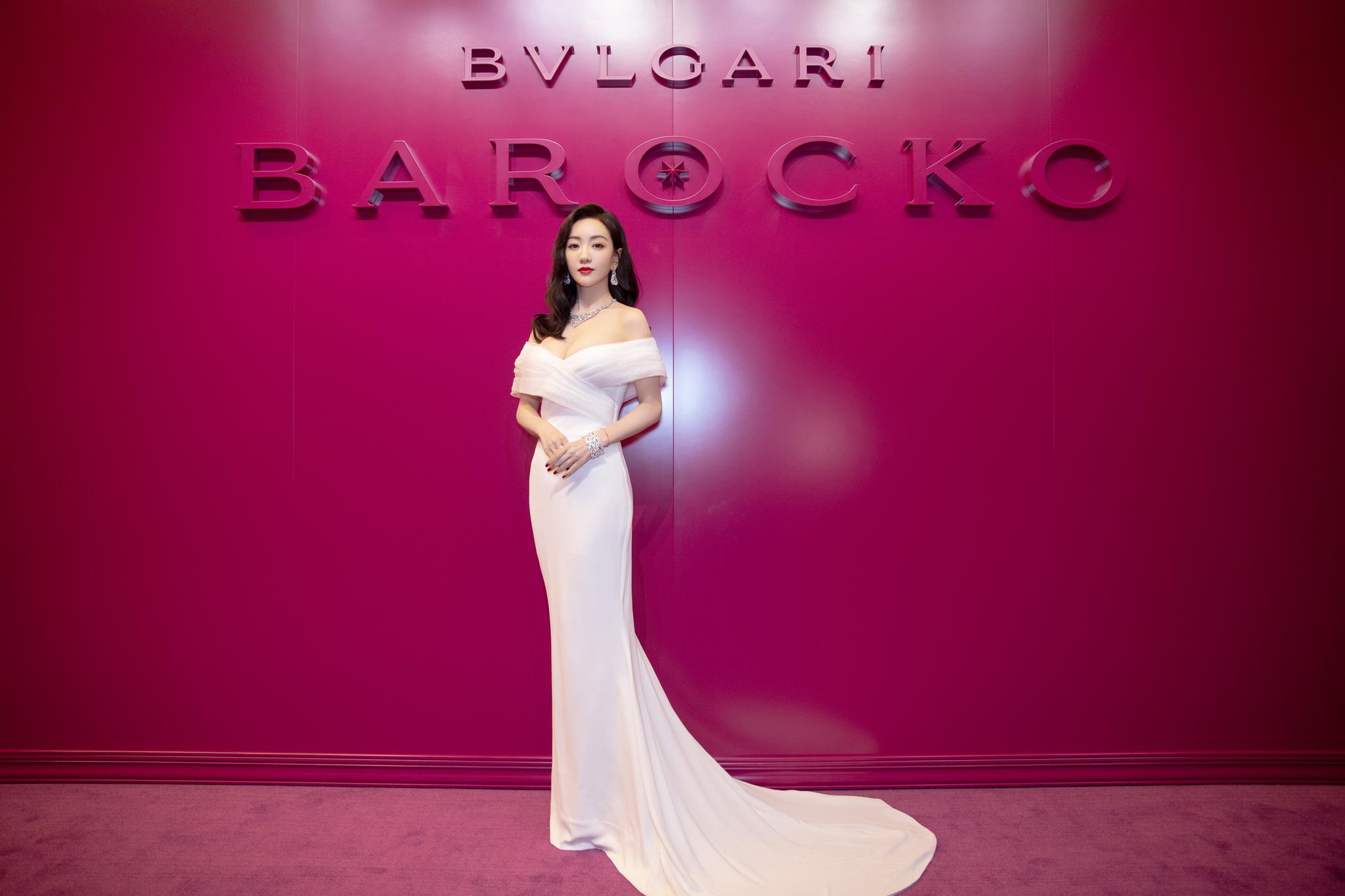 欢娱影视演员@杨蓉 受邀出席宝格丽barocko巴洛克高级珠宝展
