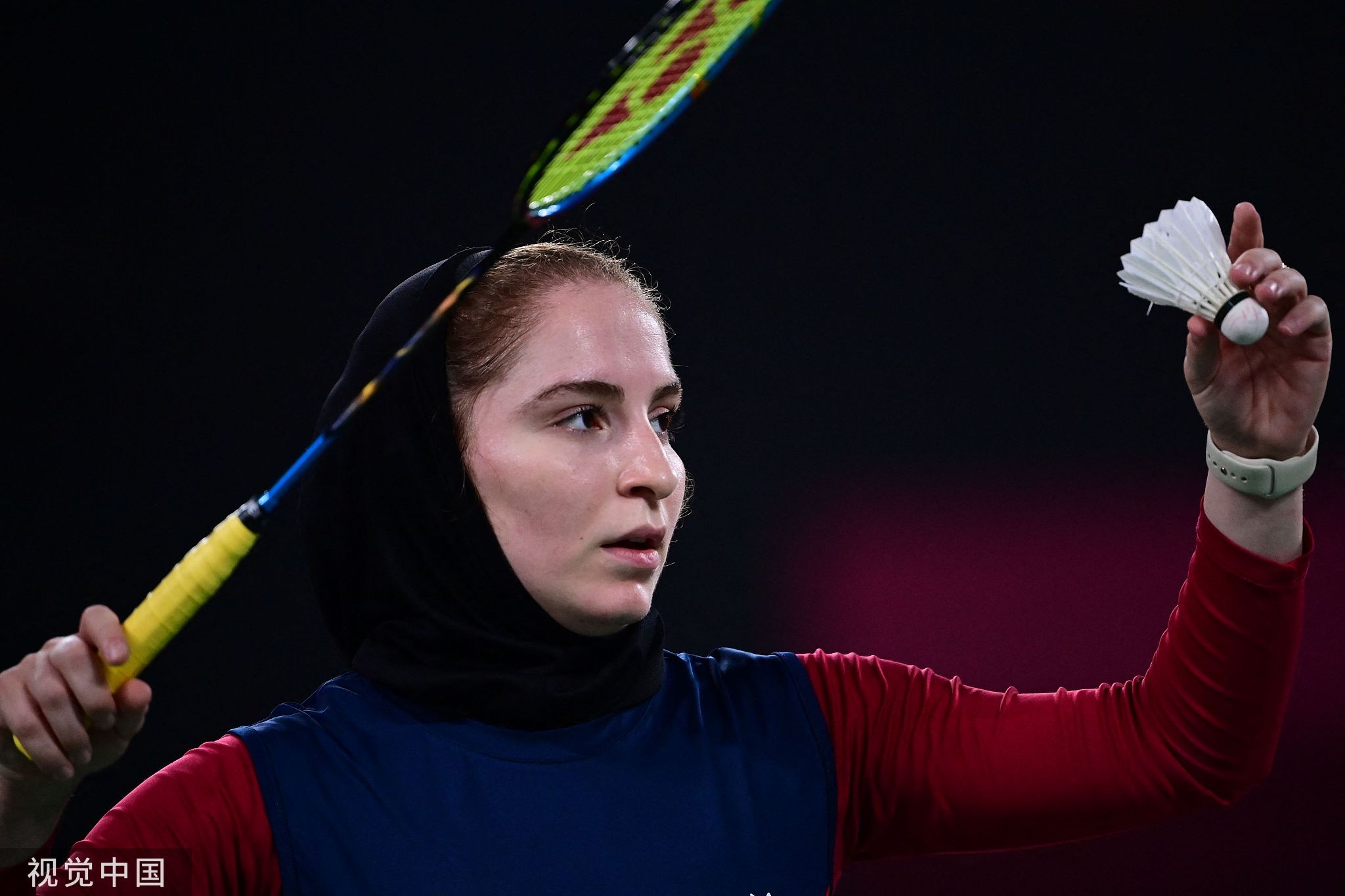 重在参与的埃及选手哈尼