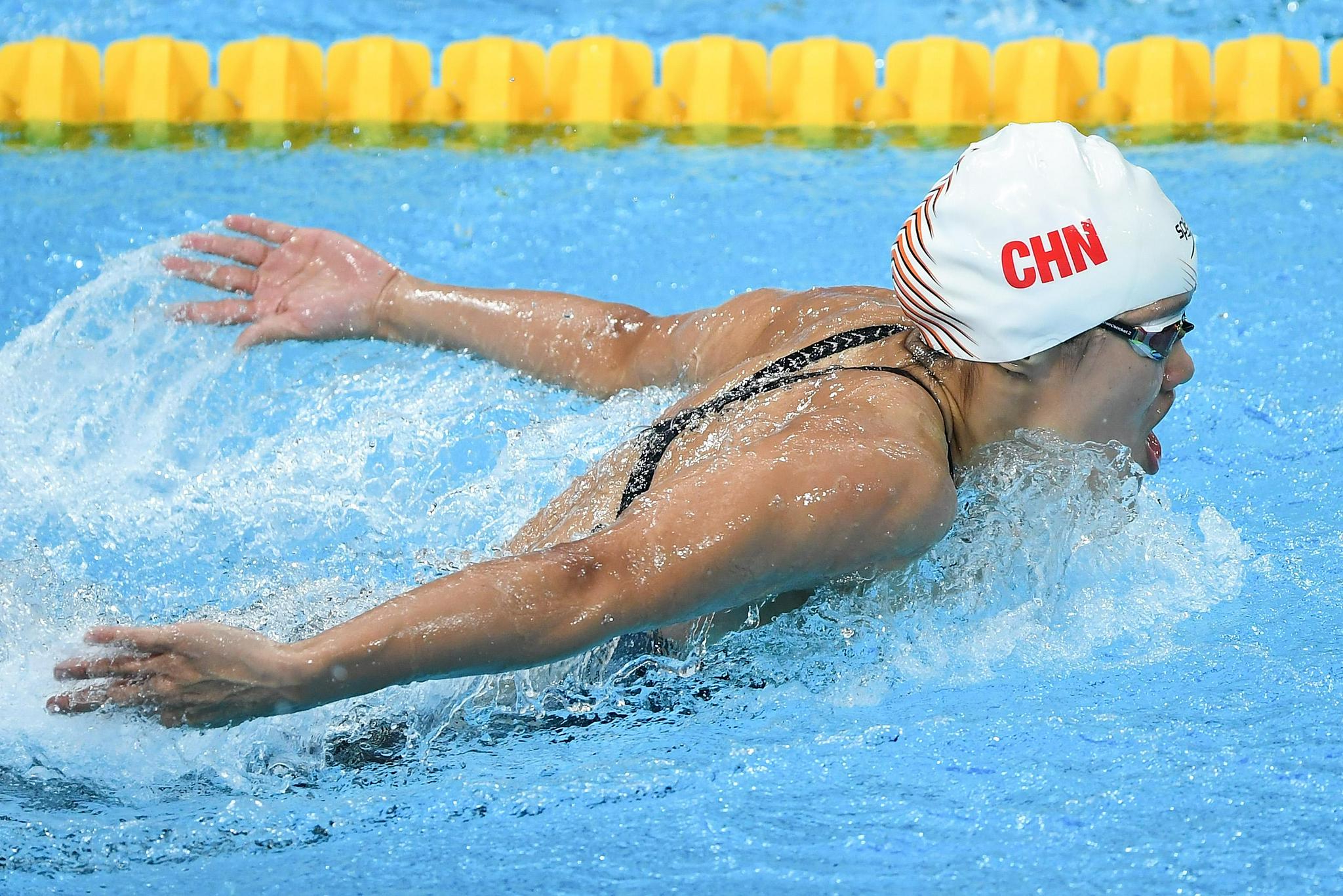 (全运会)游泳——女子200米蝶泳预赛赛况