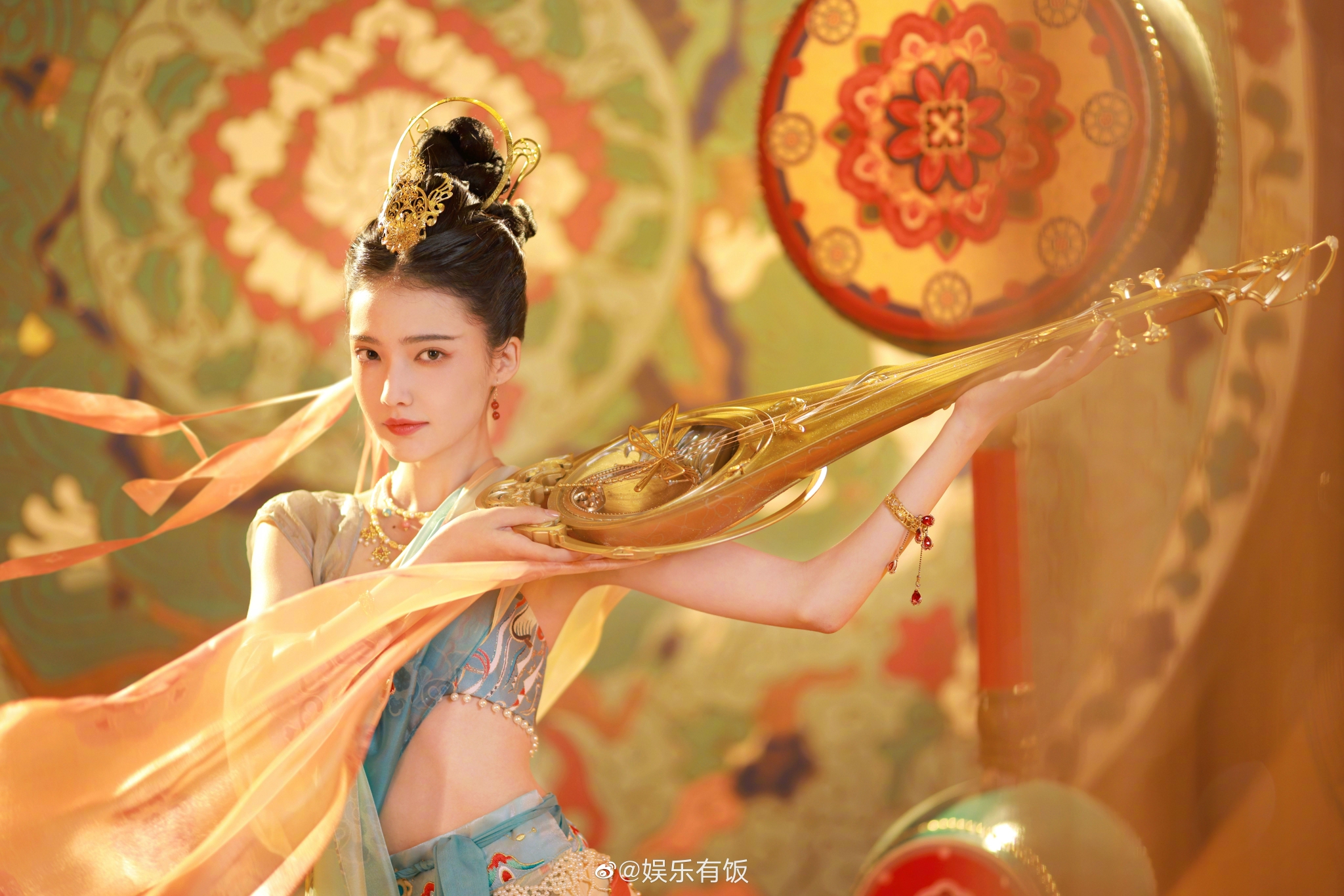 最新敦煌神女造型大片曝光,她曾饰演《梦华录》里的张好好……_高清