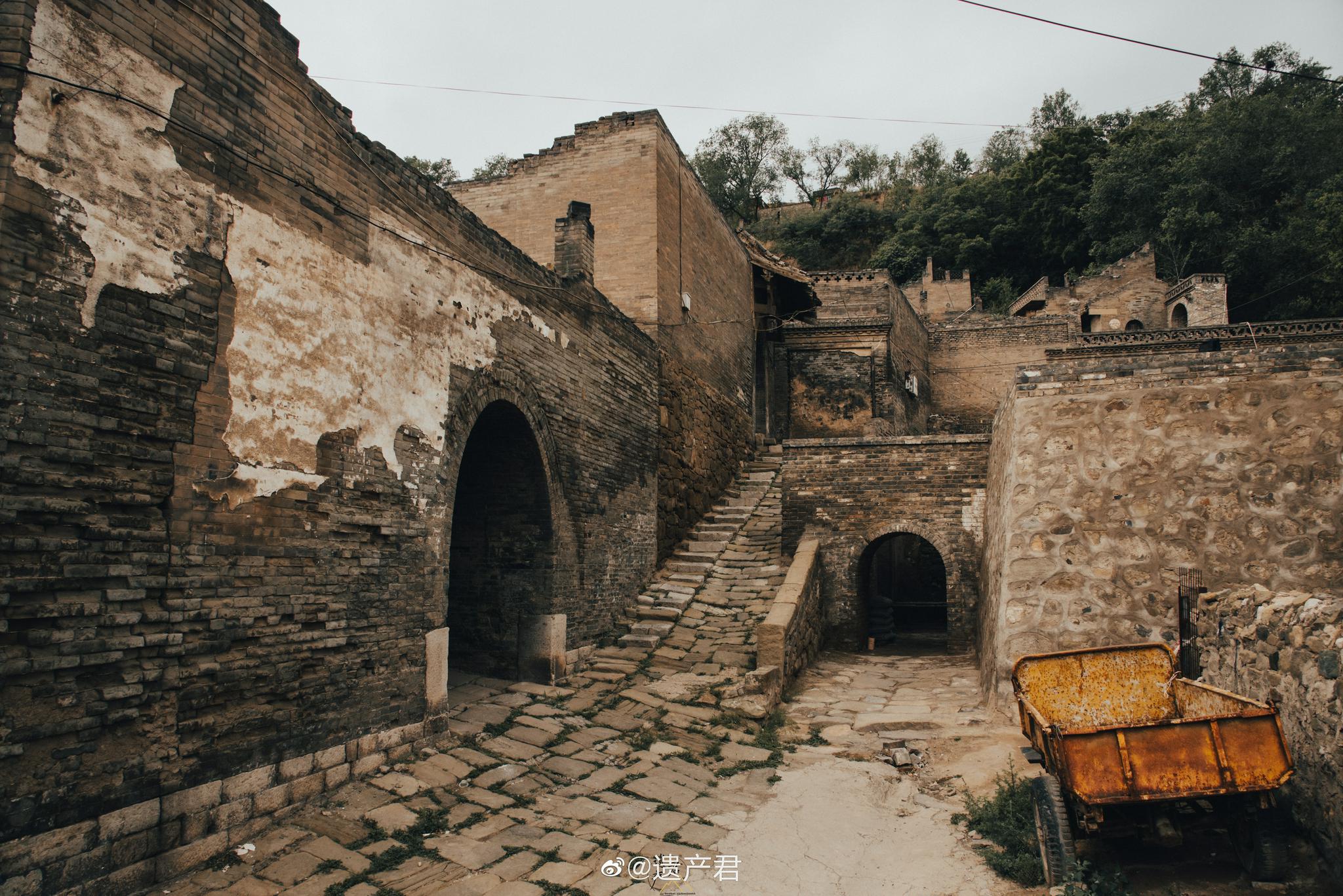 山西平遥普洞村,曾经晋商富人聚居的村子