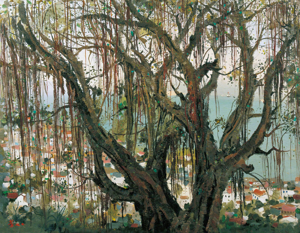 吴冠中先生笔下的树木