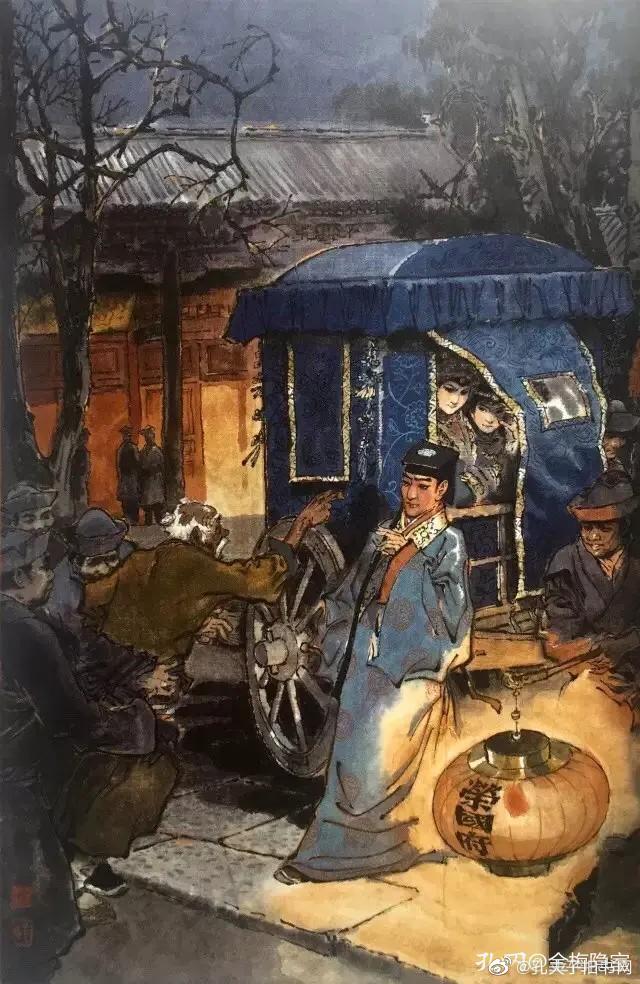 戴邦敦绘《红楼梦》,来自书友金梅隐室的分享
