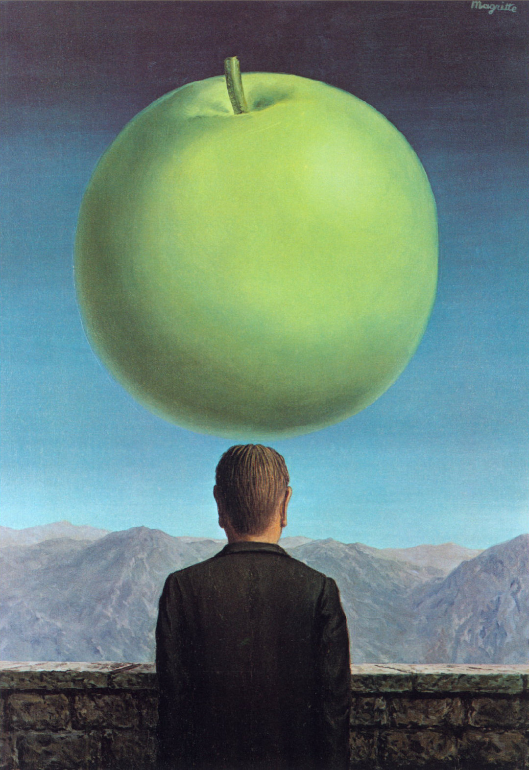 勒内·马格里特是比利时的超现实主义画家,苹果是其创作中的一个重要
