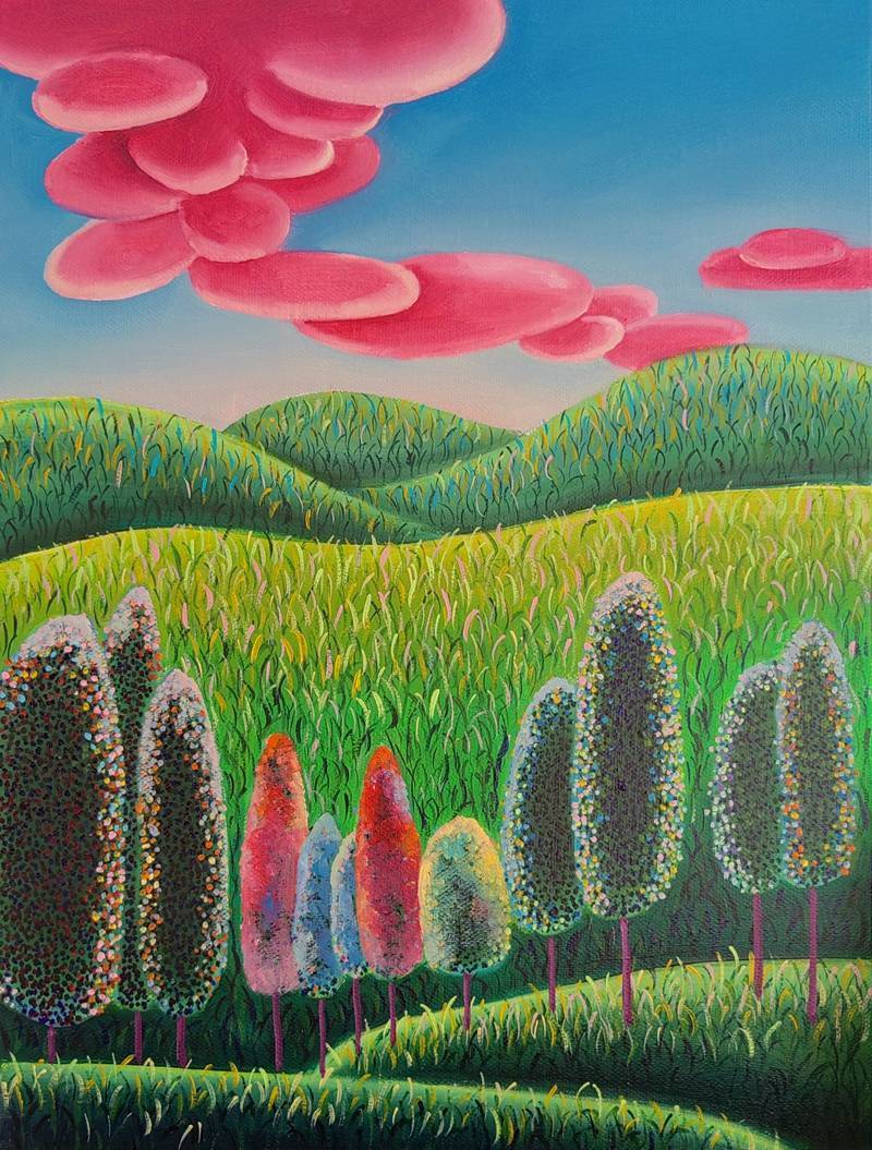 青年艺术家王如卉绘画作品赏析__财经头条