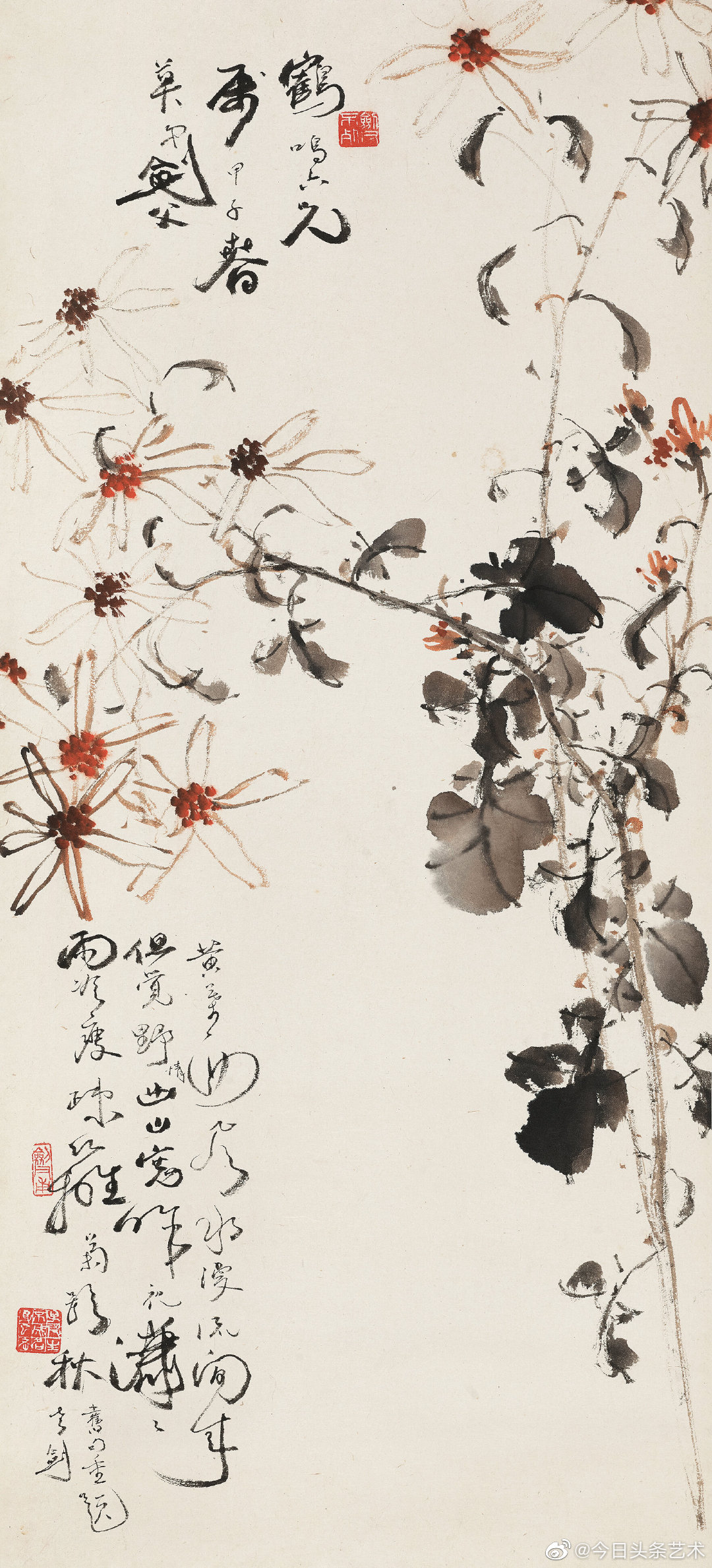 画家高剑父花鸟画