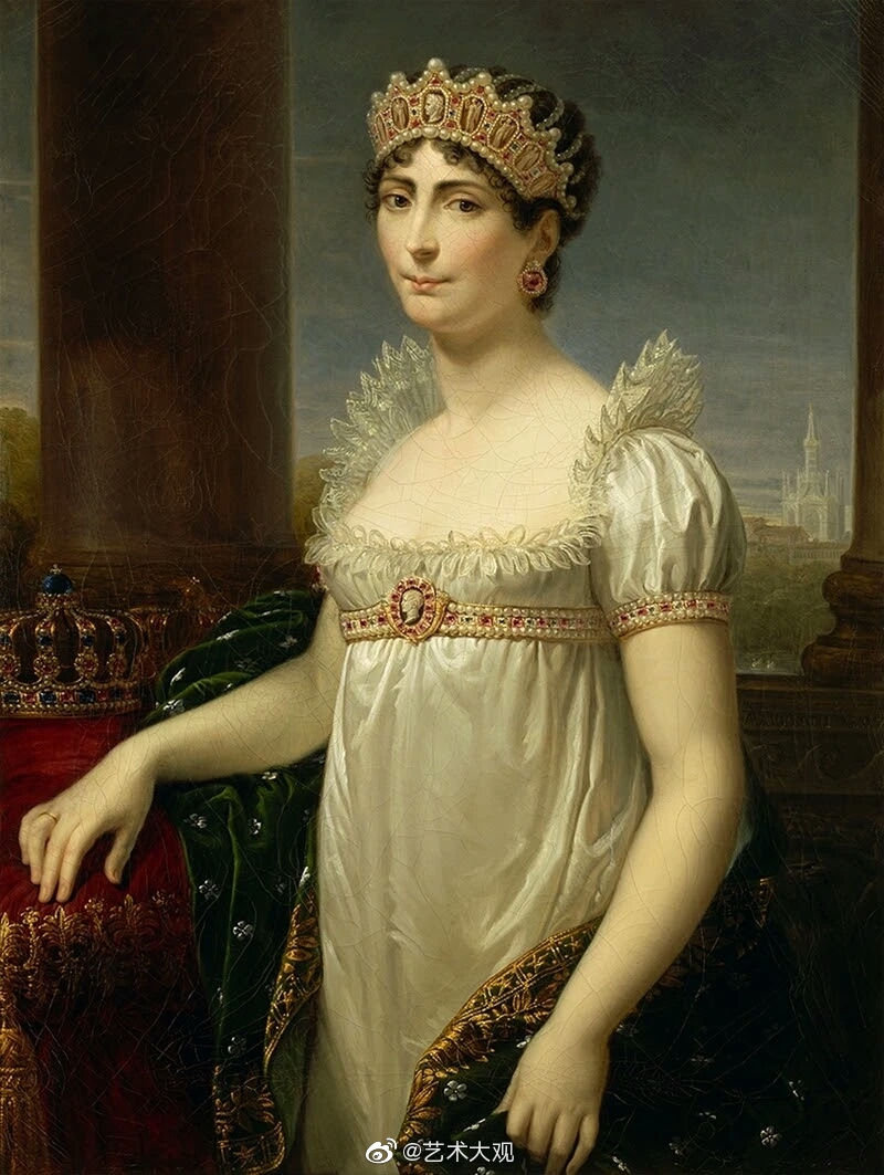 意大利新古典主义画家安德烈·阿皮亚尼人物肖像油画素描作品欣赏