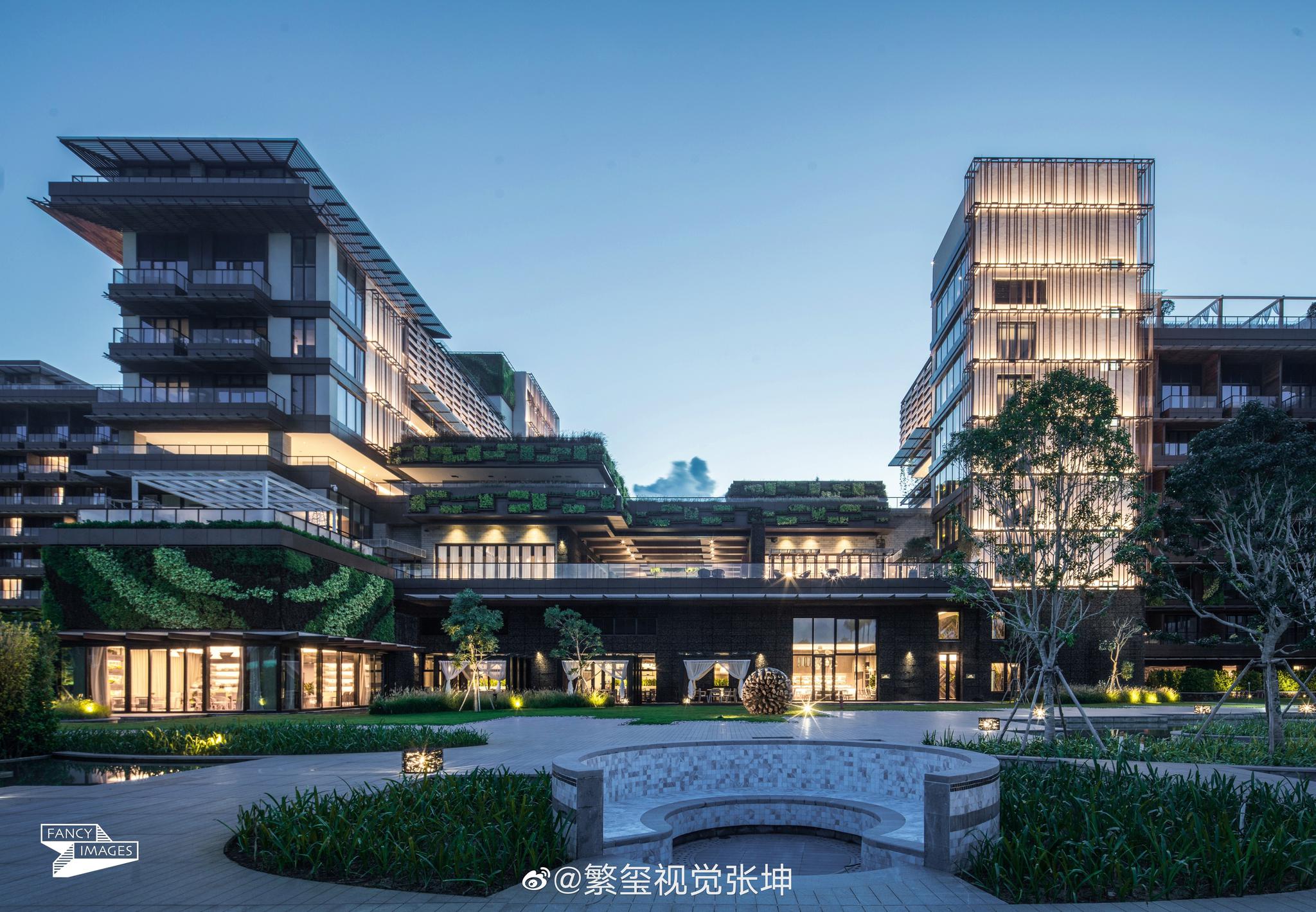三亚海棠湾 阳光壹酒店 建筑设计： The Oval Partnership……
