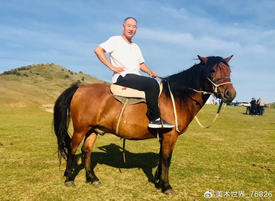 龙马精神 翰墨丹青丨王银祥•2026中国当代书画名家大拜年|笔墨|艺术家|我和我的祖国|国画|人物画_新浪新闻