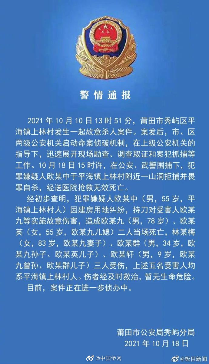 网传莆田案嫌犯欧某中母亲去世，家属辟谣：老人健在休闲区蓝鸢梦想 - Www.slyday.coM