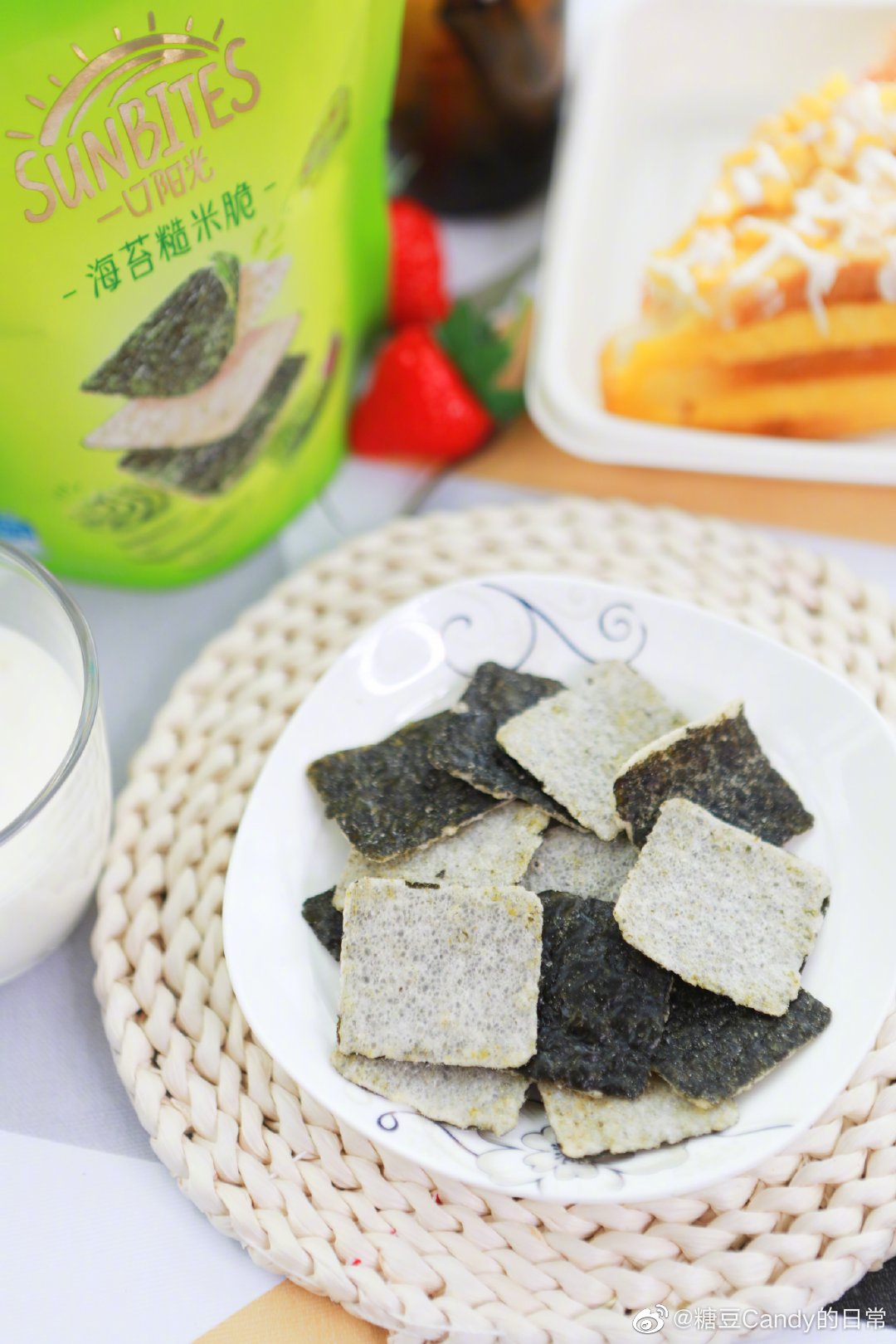 糙米和海苔的搭配是什么神仙口味啊 真的太爱了