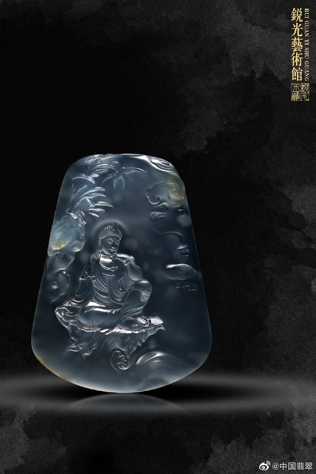 锐光翡翠雕刻作品来一波 @珠宝文化艺术周