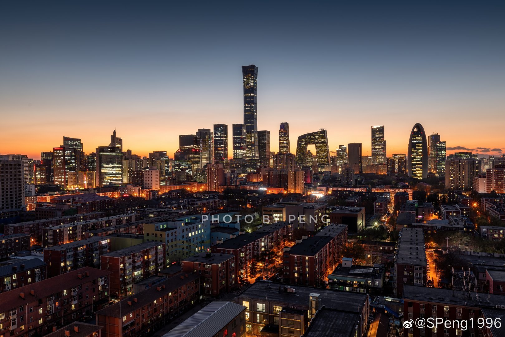 冬季的北京cbd 摄影@speng1996