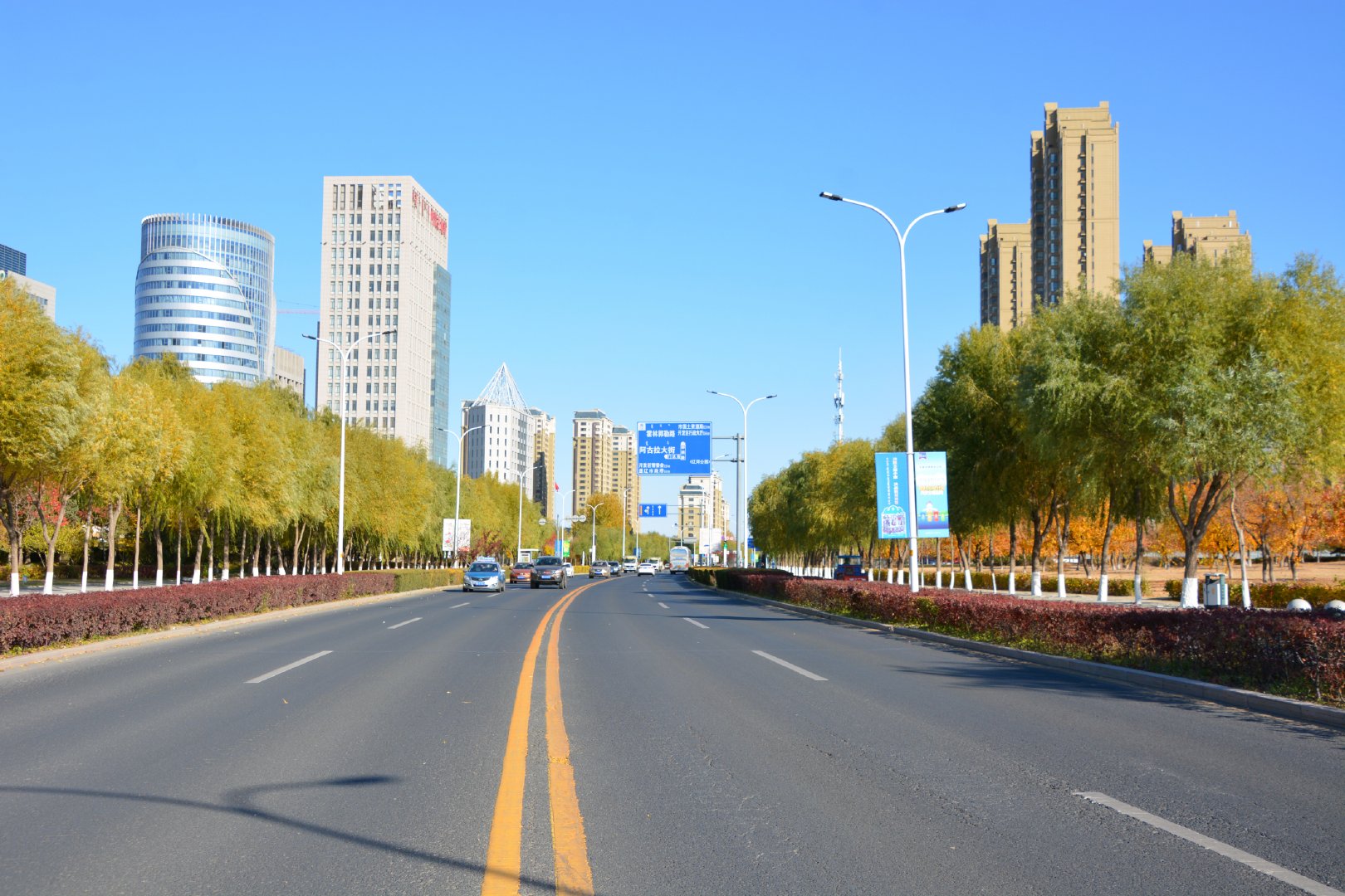 通辽市阿古拉大街四季风光,原创拍摄_新浪新闻