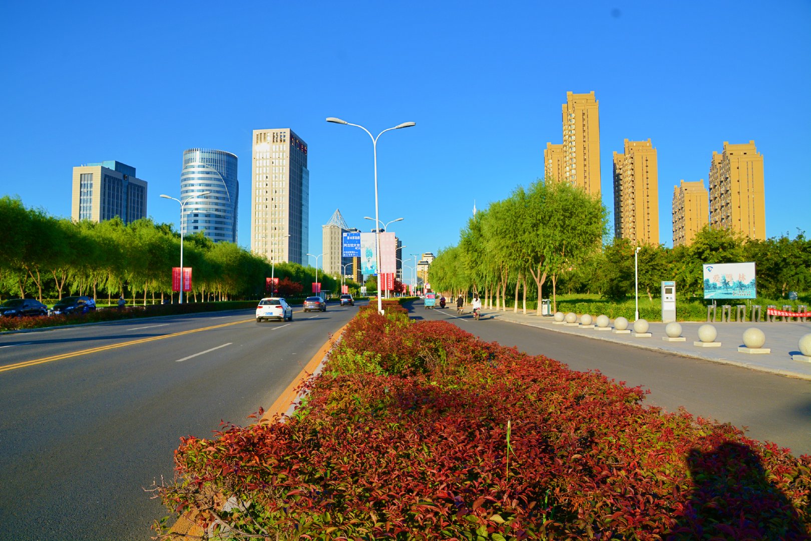 通辽市阿古拉大街四季风光,原创拍摄_新浪新闻