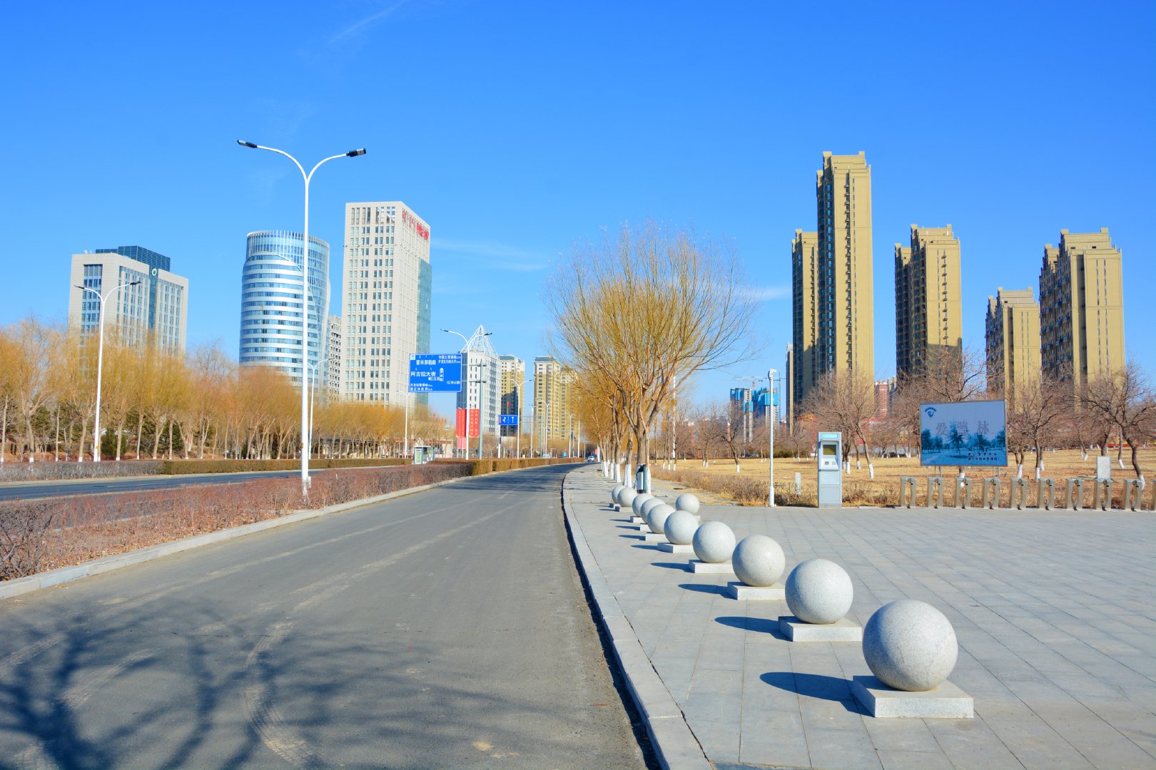 通辽市阿古拉大街四季风光,原创拍摄_新浪新闻