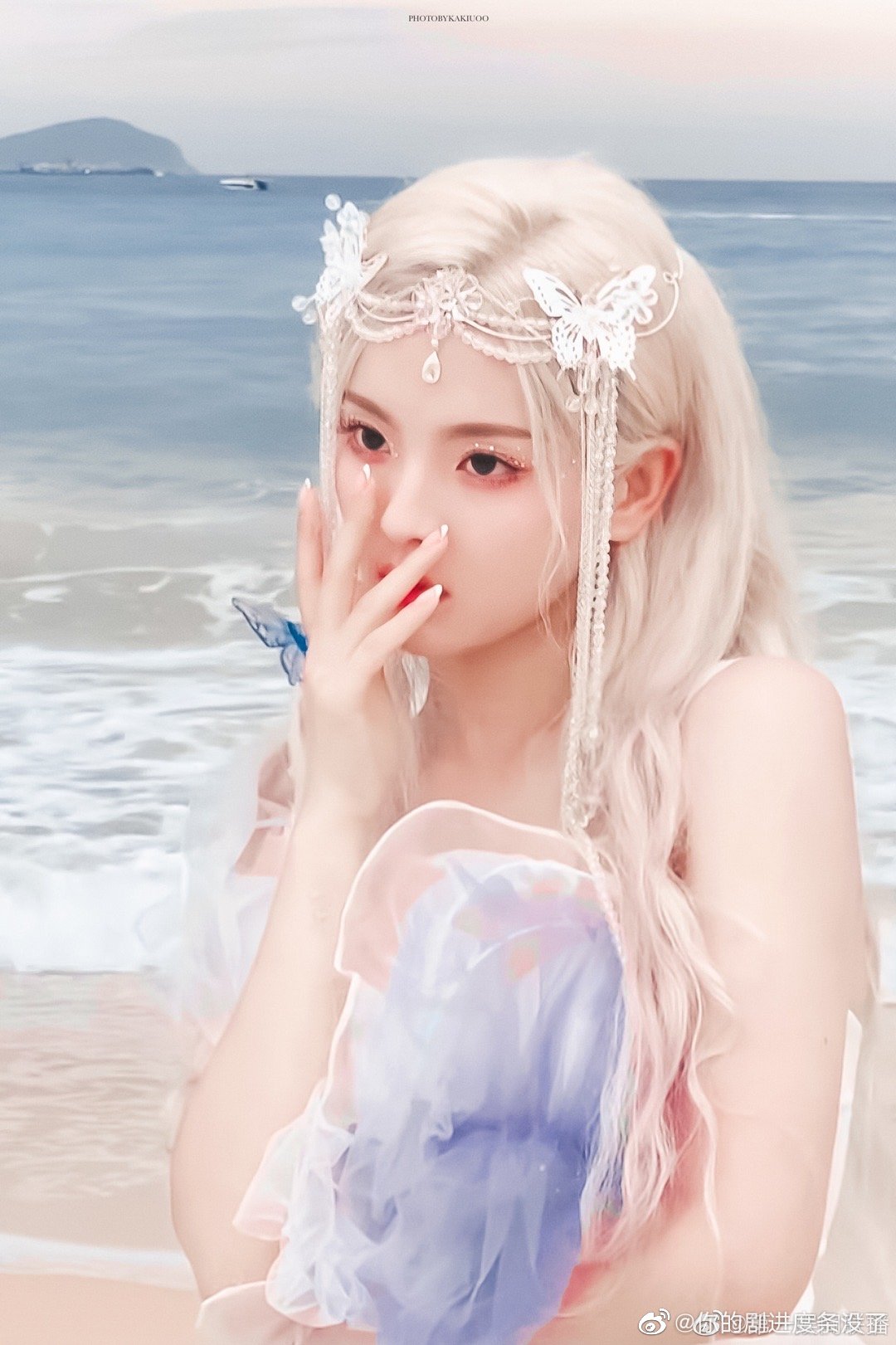 杨超越新造型真的好好看 这发色仙女发色吧,美人鱼本鱼_高清图集_新浪