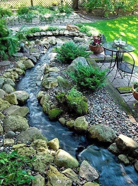 庭院景观自然风水池营造