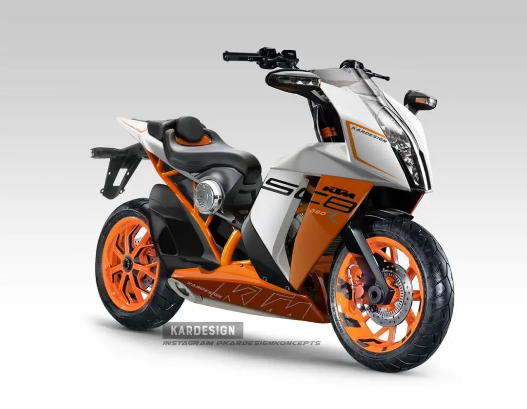 来自kardesign的ktm踏板车sc8390r有点意思