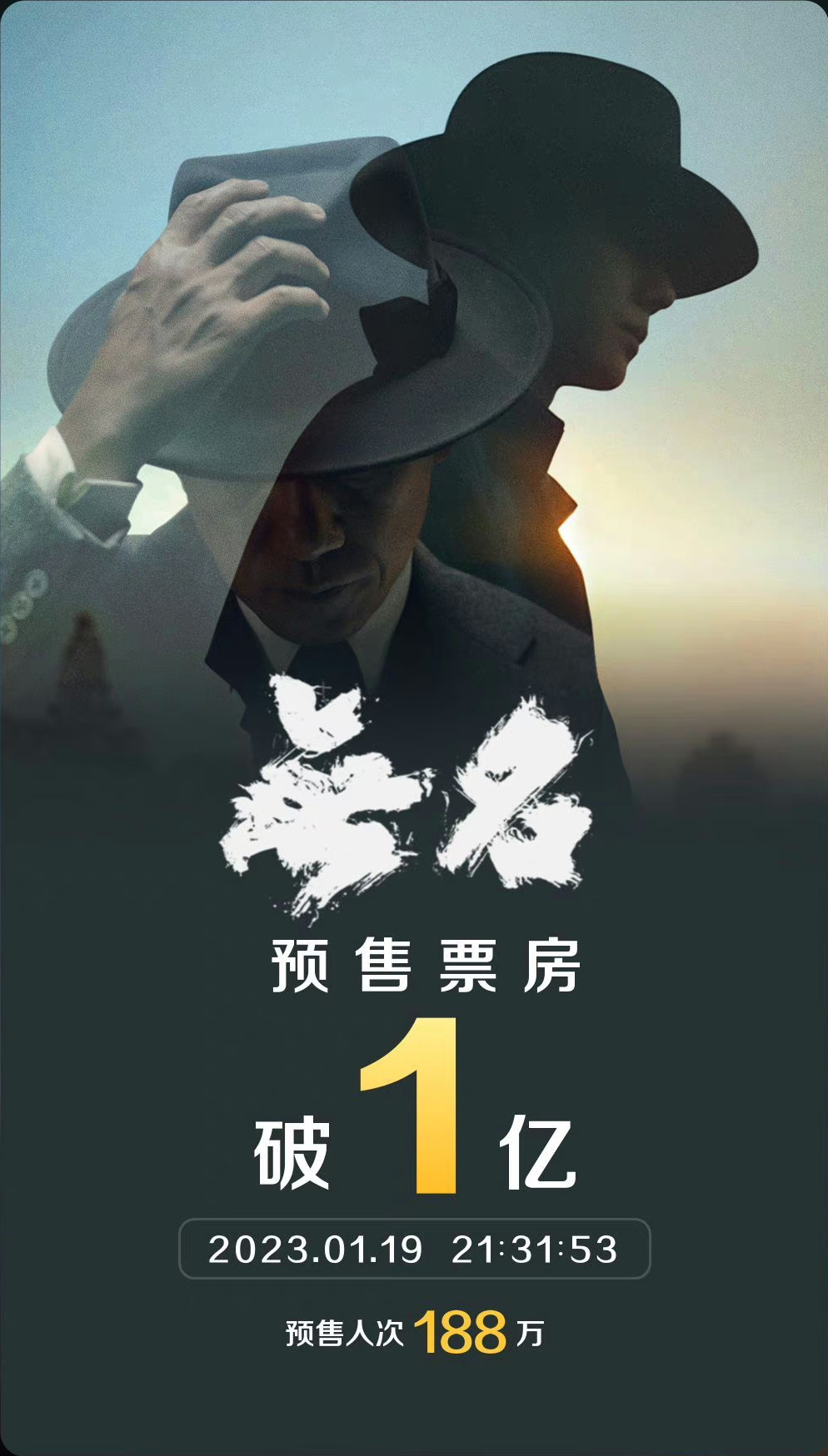 一博连续两部电影预售破亿，这惊人的票房号召力！__财经头条