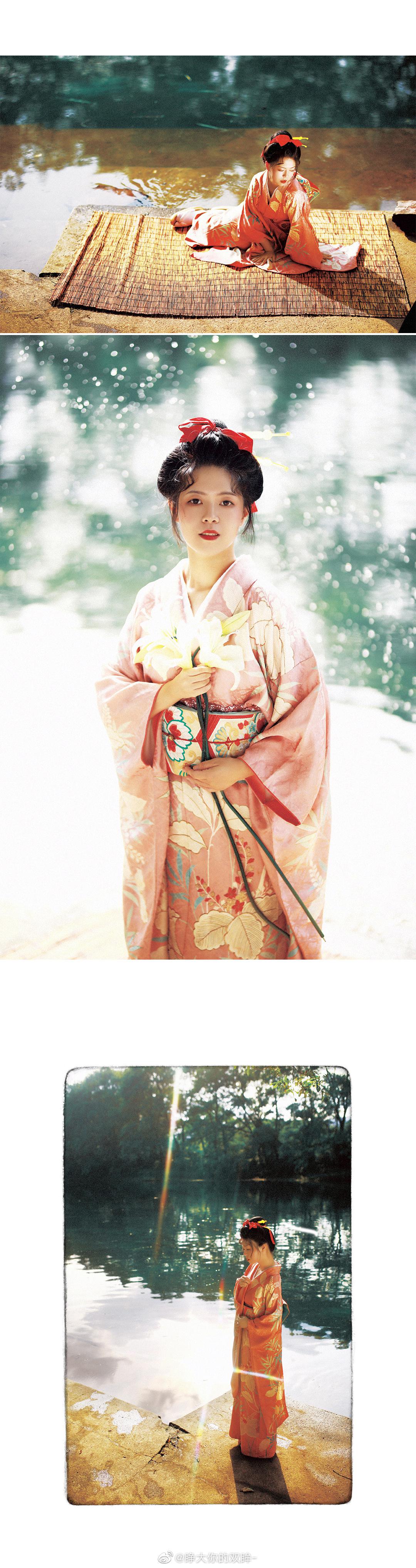 やっと わたくしはこの綺麗な振り袖を着した