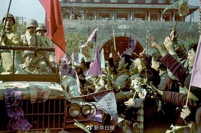 珍贵回忆 图片!这位著名摄影师记录下了南京解放的样子