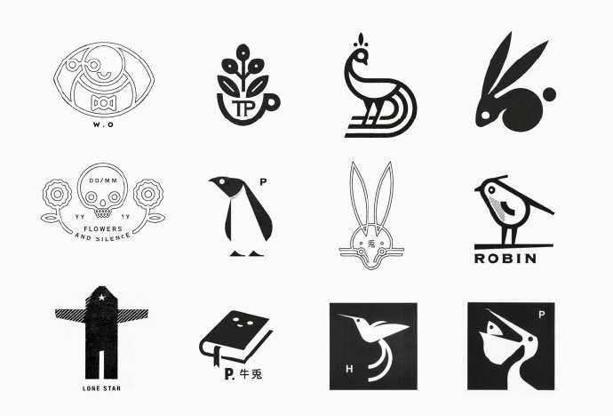 一组LOGO图形设计参考__财经头条