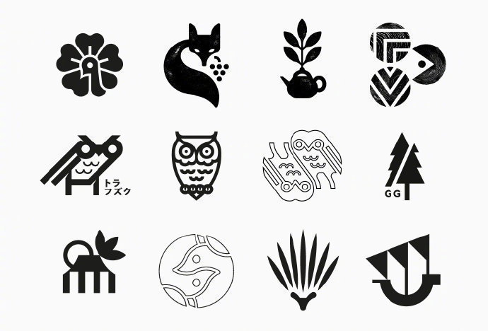 一组logo图形设计参考