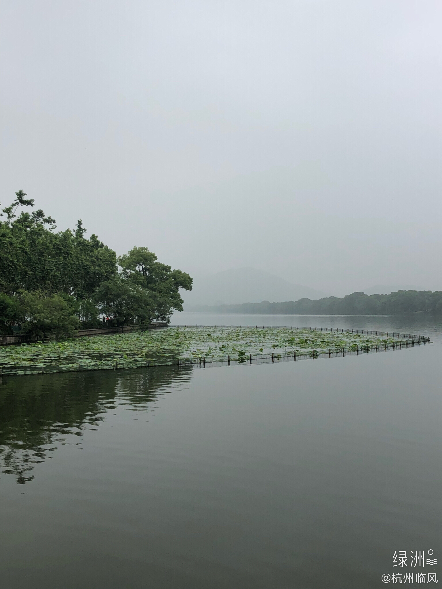清晨的西湖