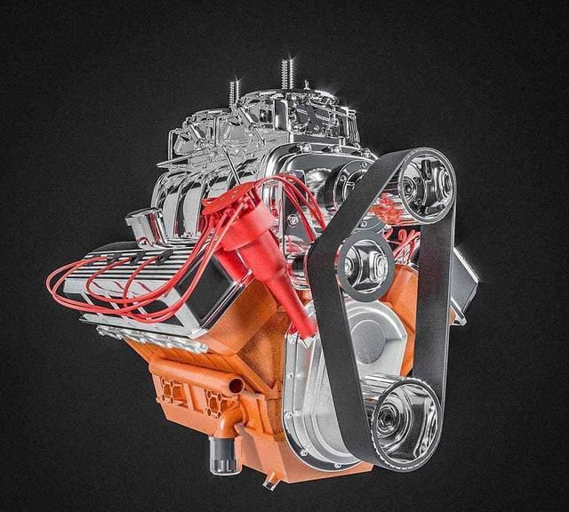 设计得很时尚道奇挑战者hemi增压发动机