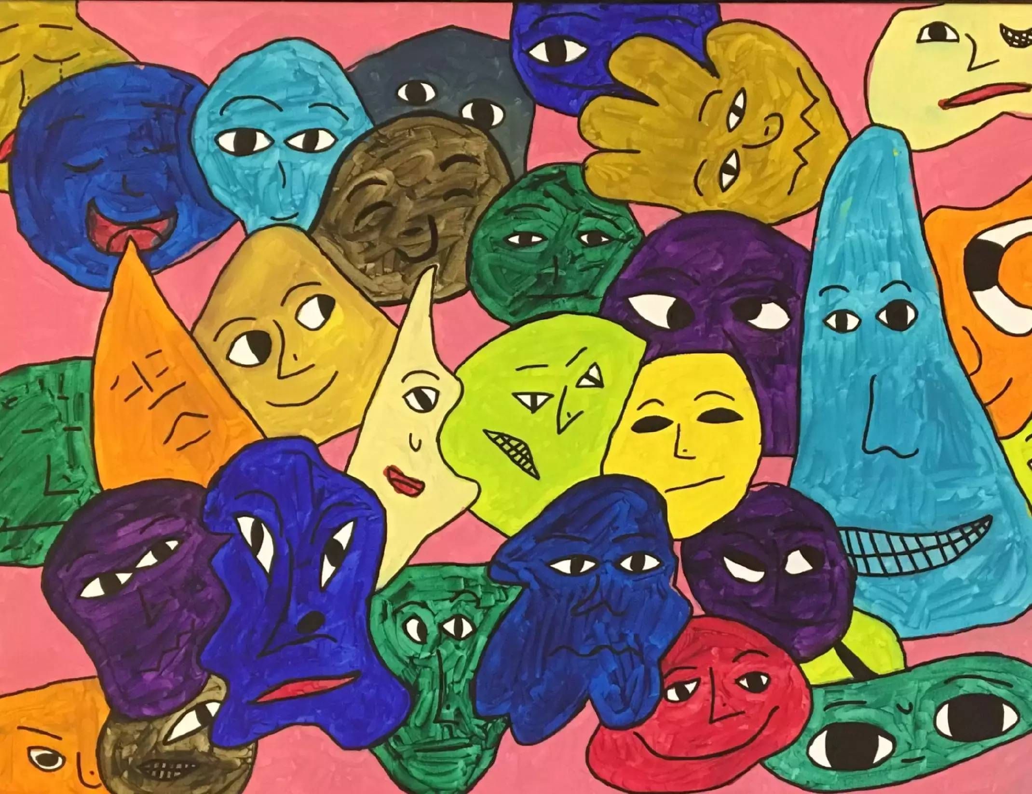 今天是一些来自自闭症儿童的画星星的孩子降临人间