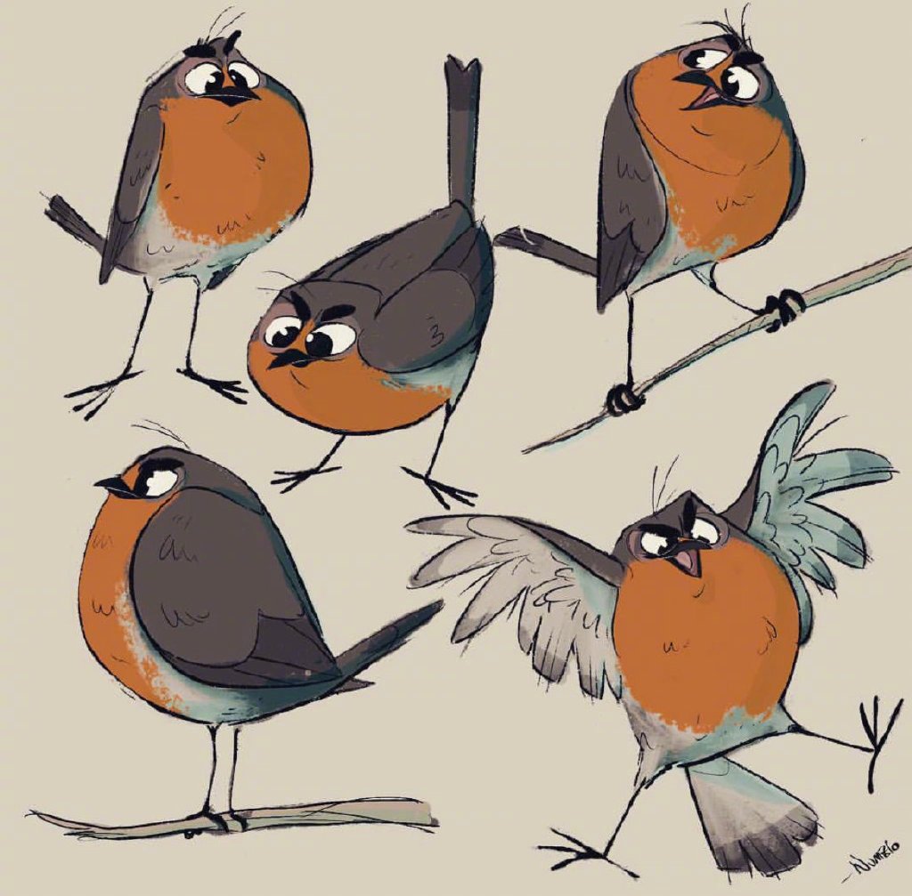 可爱夸张的小动物画作 | nunzio cafagna