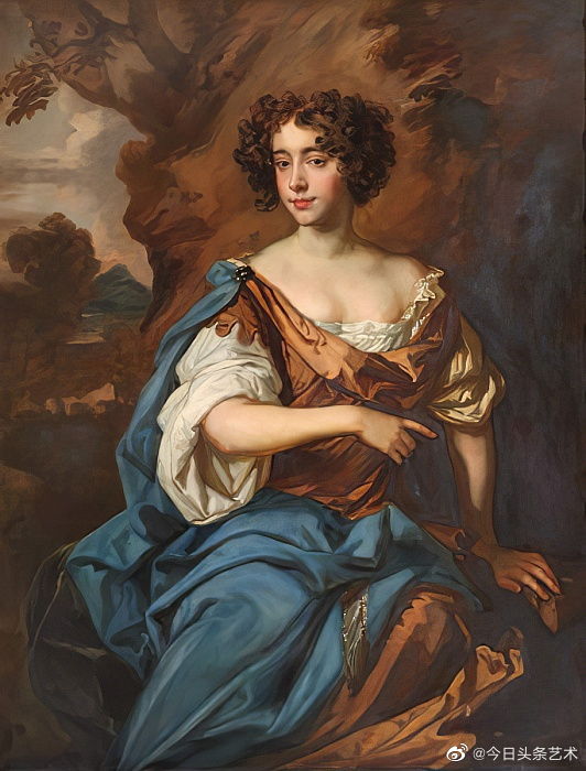 荷兰肖像画家彼得·莱利(peter lely)人物油画