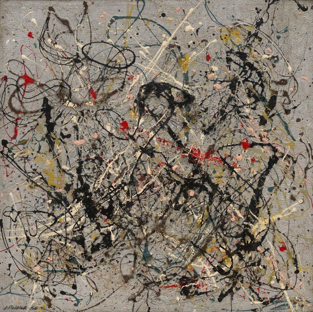 来自抽象表现主义画家 jackson pollock 作品